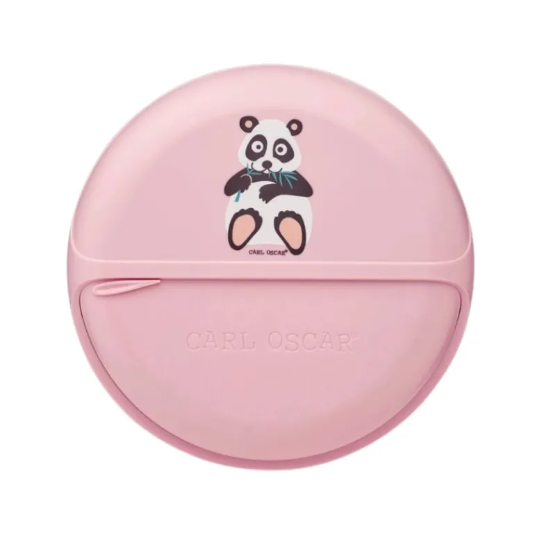 Carl Oscar N'ice Kids Bento Disco Lancheira Panda Pink