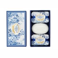 Castelbel Conjunto Sabonetes Portus Cale Gold & Blue 3x150g | Presente Luxo Artesanal