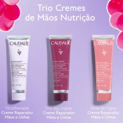 Caudalie Coffret Natal 2025 Trio Cremes Mãos | Cremes Reparadores 3x30ml