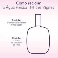 Caudalie Água Perfumada Rose de Vigne Eau Fraîche 50ml | Notas Florais de Rosa Branca