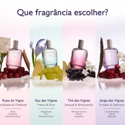 Caudalie Água Perfumada Thé Des Vignes Eau Fraîche 50ml | Almíscar Branco, Néroli, Gengibre