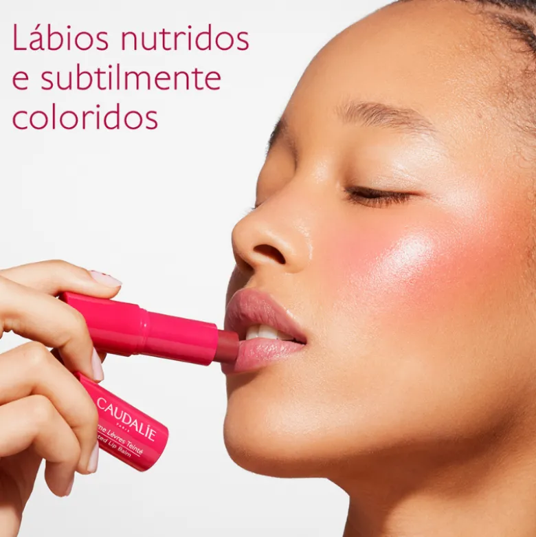 Caudalie Vinotherapist Bálsamo de Lábios com Cor 4,5g | Nutrição e Cor Natural