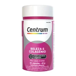 Centrum Beleza & Colagénio 30 Cápsulas | Suplemento para Pele, Cabelo e Unhas