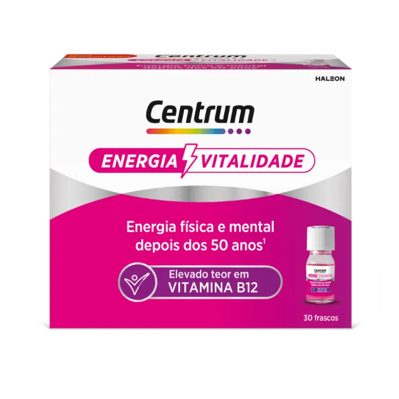 Centrum Energia & Vitalidade 50+ Frascos 30x7ml | Para adultos 50+