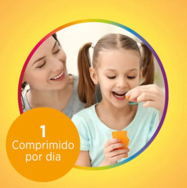 Centrum Junior 30 Comprimidos Mastigáveis | Vitaminas e Minerais Crianças +4 Anos