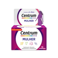 Centrum Mulher 30 Comprimidos | Vitaminas e Minerais Mulheres +18 Anos