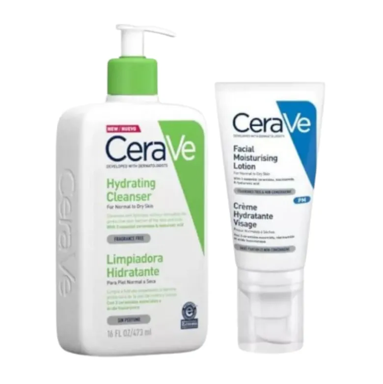 Cerave Pack Rotina Creme Limpeza 473ml + Loção Facial 52ml