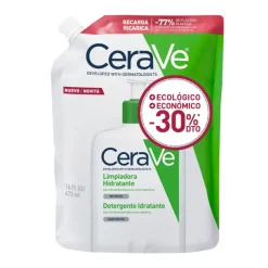 CeraVe Recarga Creme de Limpeza Hidratante 473ml -30% | Sem Espuma | Peles Normais a Secas