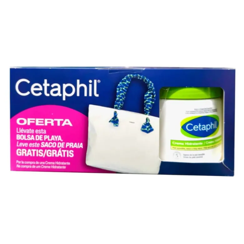 Cetaphil Pack Creme Hidratante 453g + Oferta Saco | Hidratação Pele Sensível