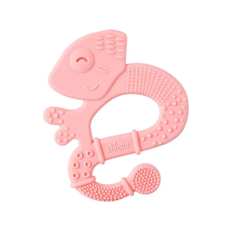 Chicco Anel Dentição Iguana Rosa +2M