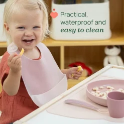 Chicco Babete em Silicone Rosa 6M+