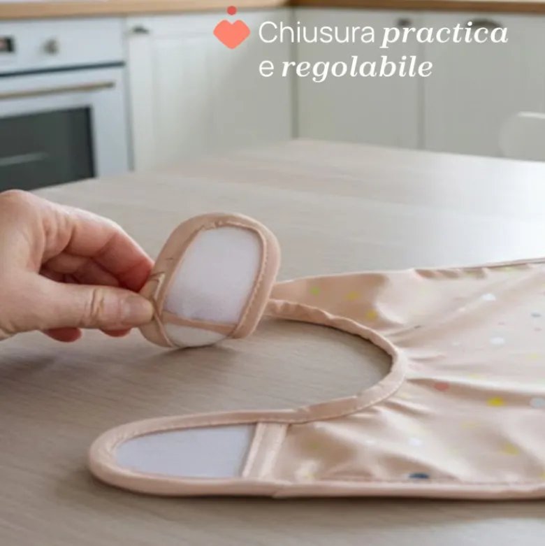 Chicco Babetes Tecido Impermeável 6M+ Rosa 2un | Bolso Migalhas