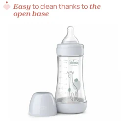 Chicco Biberão Perfect 5 240ml Neutro | Fluxo Médio +2M Anticólicas