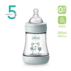 Chicco Biberão Perfect 5 150ml Rosa | Fluxo Lento +0M Anticólicas