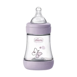 Chicco Biberão Perfect 5 150ml Rosa | Fluxo Lento +0M Anticólicas