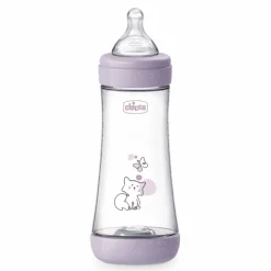 Chicco Biberão Perfect 5 300ml Rosa | Fluxo Rápido +4M
