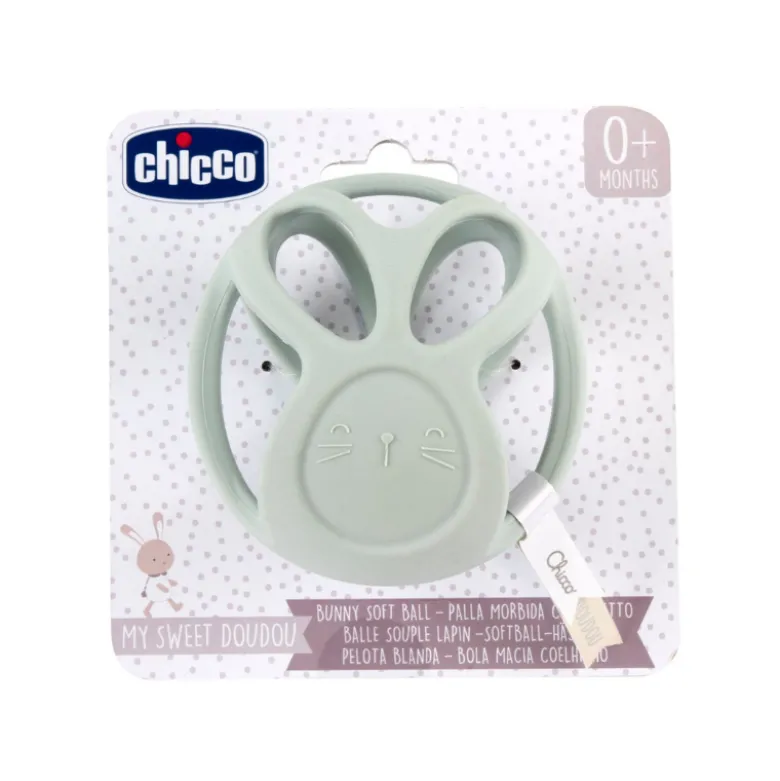 Chicco Bola Coelhinho Doudou +0m | Roca Mordedor Sensorial
