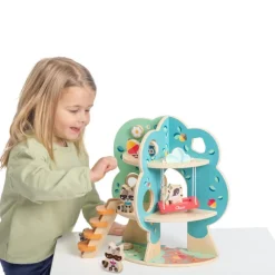 Chicco Casa da Árvore dos Guaxinins 2+ Anos | Brinquedo Educativo Madeira