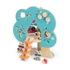 Chicco Casa da Árvore dos Guaxinins 2+ Anos | Brinquedo Educativo Madeira