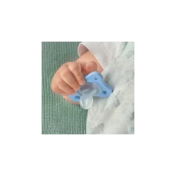 Chicco Chupeta Dual Soft Azul 0-2M Pack 2 | PhysioForma Silicone