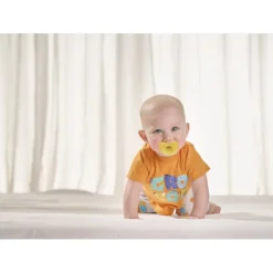 Chicco Chupeta PhysioForma Soft Luxe Amarelo 2-6M Pack 2 | Silicone Macio