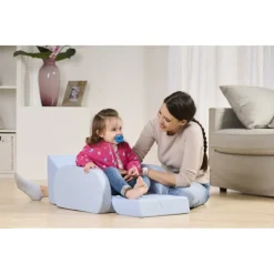 Chicco Chupeta PhysioForma Soft Luxe Azul 2-6M Pack 2 | Silicone Macio