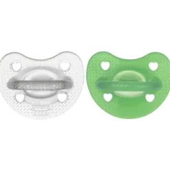 Chicco Chupeta PhysioForma Soft Luxe Verde 2-6M Pack 2 | Silicone Macio