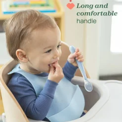 Chicco Colher Silicone Macio com Estojo 6M+ | Sem BPA Ergonómica