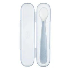 Chicco Colher Silicone Macio com Estojo 6M+ | Sem BPA Ergonómica