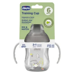 Chicco Copo Aprendizagem Cinza 6M+
