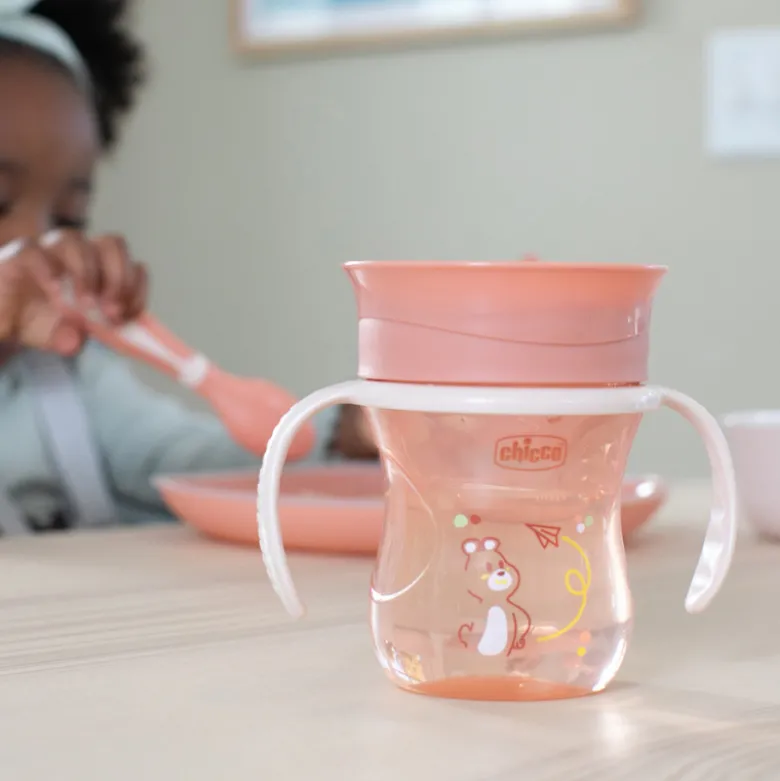 Chicco Copo Refeição 360 Cinzento 12M+ 200ml
