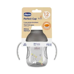 Chicco Copo Refeição 360 Cinzento 12M+ 200ml