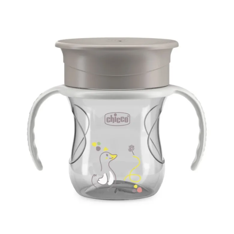 Chicco Copo Refeição 360 Cinzento 12M+ 200ml