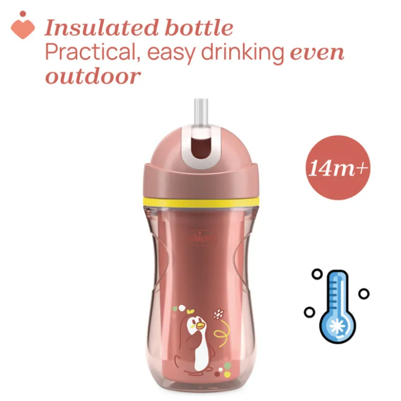 Chicco Copo Térmico Rosa 14M+ 266ml
