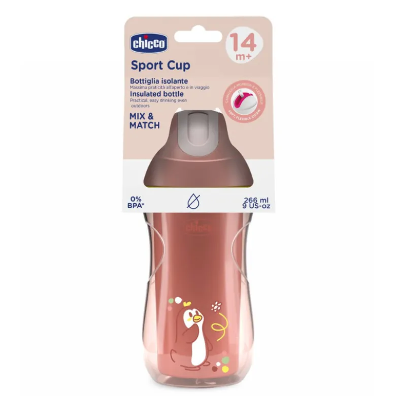 Chicco Copo Térmico Rosa 14M+ 266ml