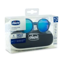 Chicco Óculos de Sol Azuis com Lente Espelhada +12M | Armação Flexível