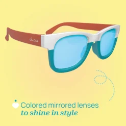 Chicco Óculos de Sol Laranja com Lentes Espelhadas +24M | Inclui estojo