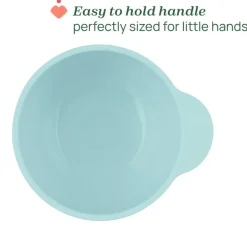 Chicco Easy Bowl Tigela Silicone Ventosa Azul 6M+ | Sem BPA Microondas