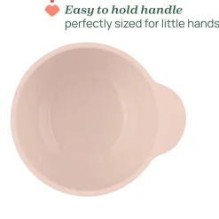 Chicco Easy Bowl Tigela Silicone Ventosa Rosa 6M+ | Sem BPA Microondas