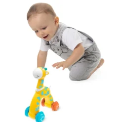 Chicco Girafa Push&Go | Brinquedo para Bebés +12 Meses