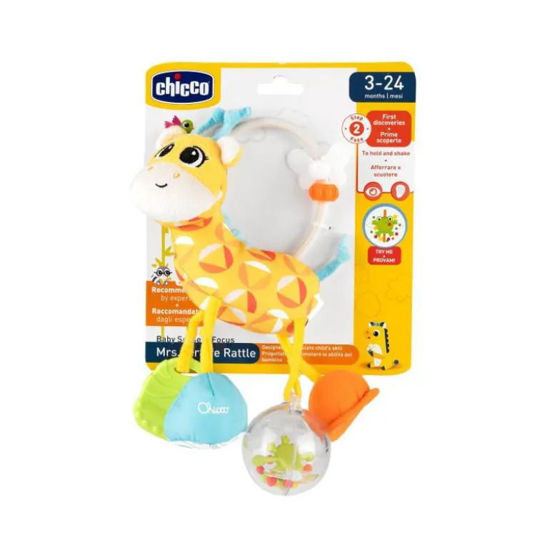 Chicco Mrs. Giraffe Roca Primeiras Atividades 3-24M
