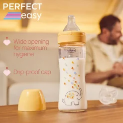 Chicco Perfect Easy Biberão Vidro Neutro 240ml 0M+