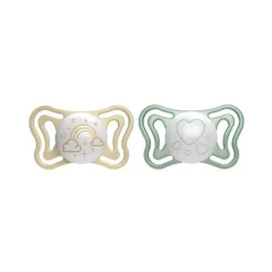 Chicco PhysioForma Light Chupeta Lumi 2-6M x2