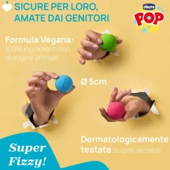 Chicco Pop Bombas Banho Efervescentes Pack 3 | Pele Sensível +3A