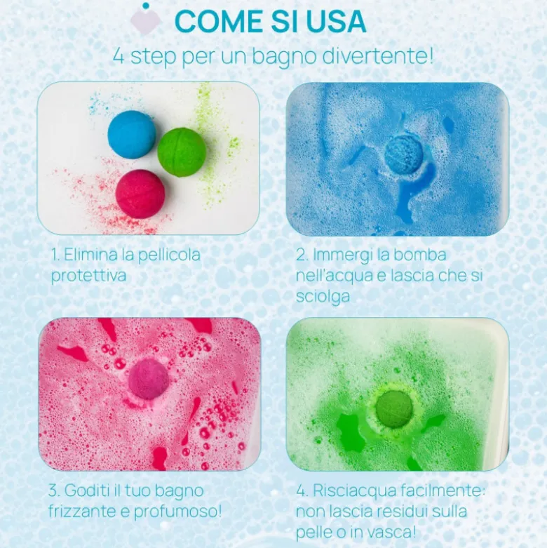 Chicco Pop Bombas Banho Efervescentes Pack 3 | Pele Sensível +3A