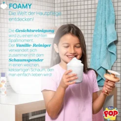 Chicco Pop Foamy Gel Limpeza Rosto Baunilha 150ml + Espumador +6A