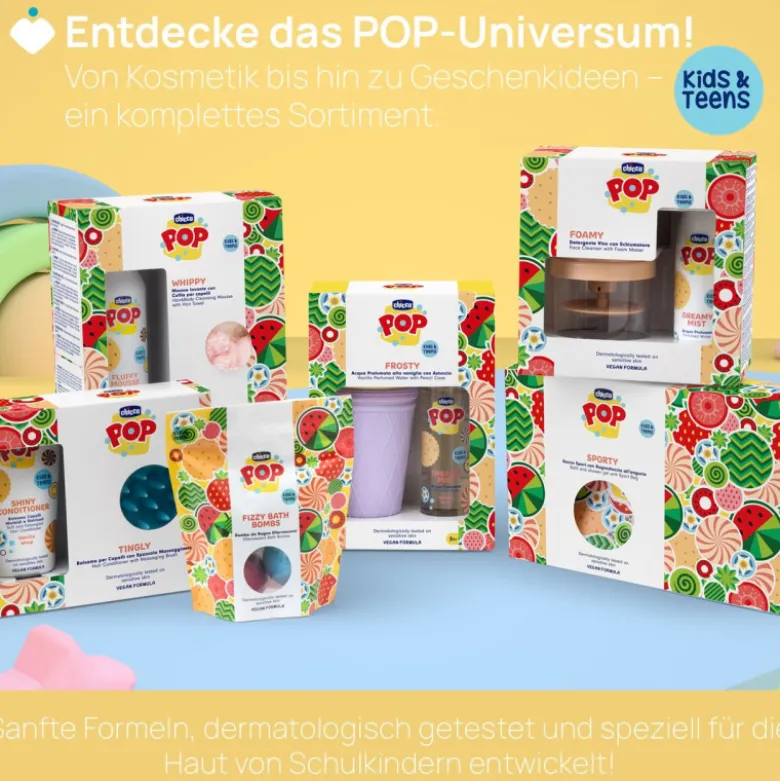 Chicco Pop Foamy Gel Limpeza Rosto Baunilha 150ml + Espumador +6A