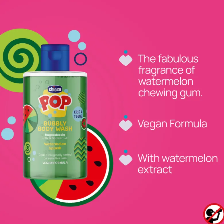 Chicco Pop Gel Banho Melancia 300ml