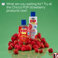 Chicco Pop Gel Banho Morango 300ml