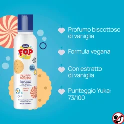 Chicco Pop Mousse Banho Baunilha 200ml